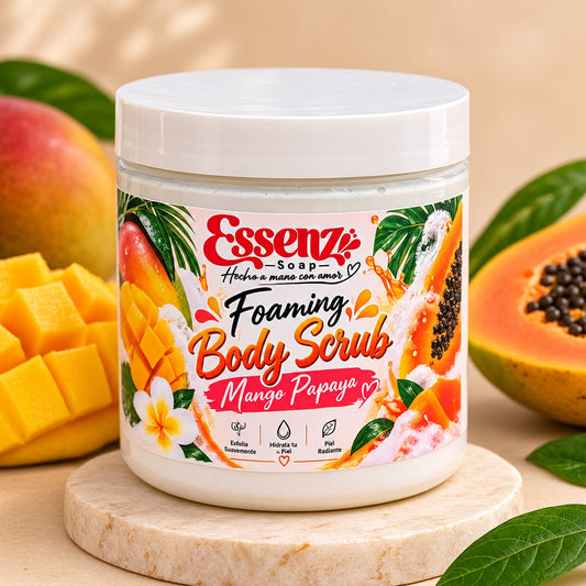 Mango papaya Foaming Scrub