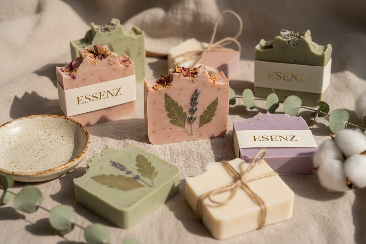 Jabones artesanales "ESSENZ" aestetic
